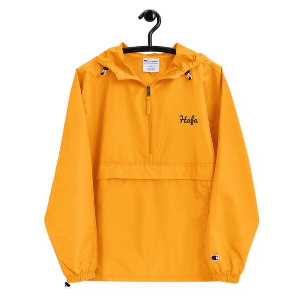 HAFA Embroidered Champion Packable Jacket [gold/black]