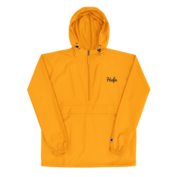 HAFA Embroidered Champion Packable Jacket [gold/black]